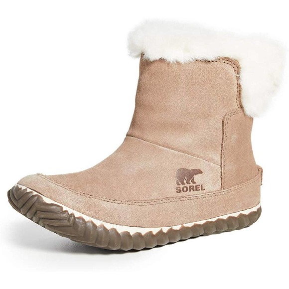 Sorel Women's Out 'N About Slipper Booties, Ash Brown US 6 - Picture 1 of 5